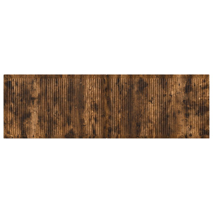 vidaXL Wall-Mounted Headboard EDE Smoked Oak Engineered Wood