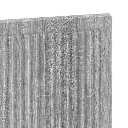 vidaXL Wall-Mounted Headboard EDE Grey Sonoma Engineered Wood