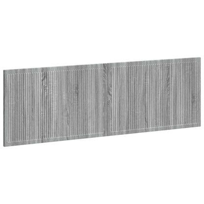 vidaXL Wall-Mounted Headboard EDE Grey Sonoma Engineered Wood
