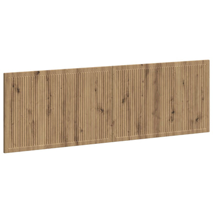 vidaXL Wall-Mounted Headboard EDE Artisan Oak Engineered Wood