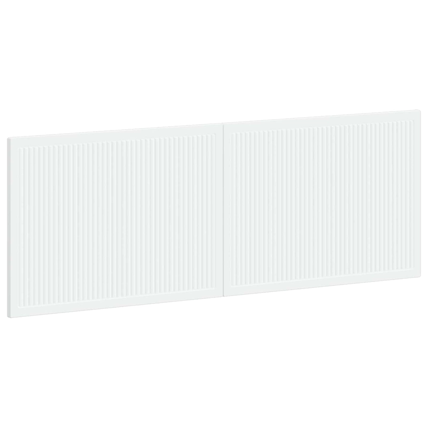 vidaXL Wall-Mounted Headboard EDE White Engineered Wood