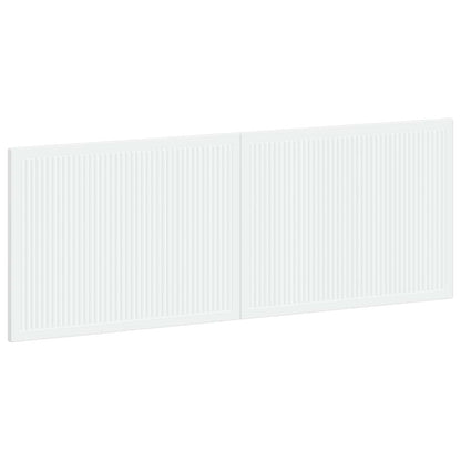 vidaXL Wall-Mounted Headboard EDE White Engineered Wood
