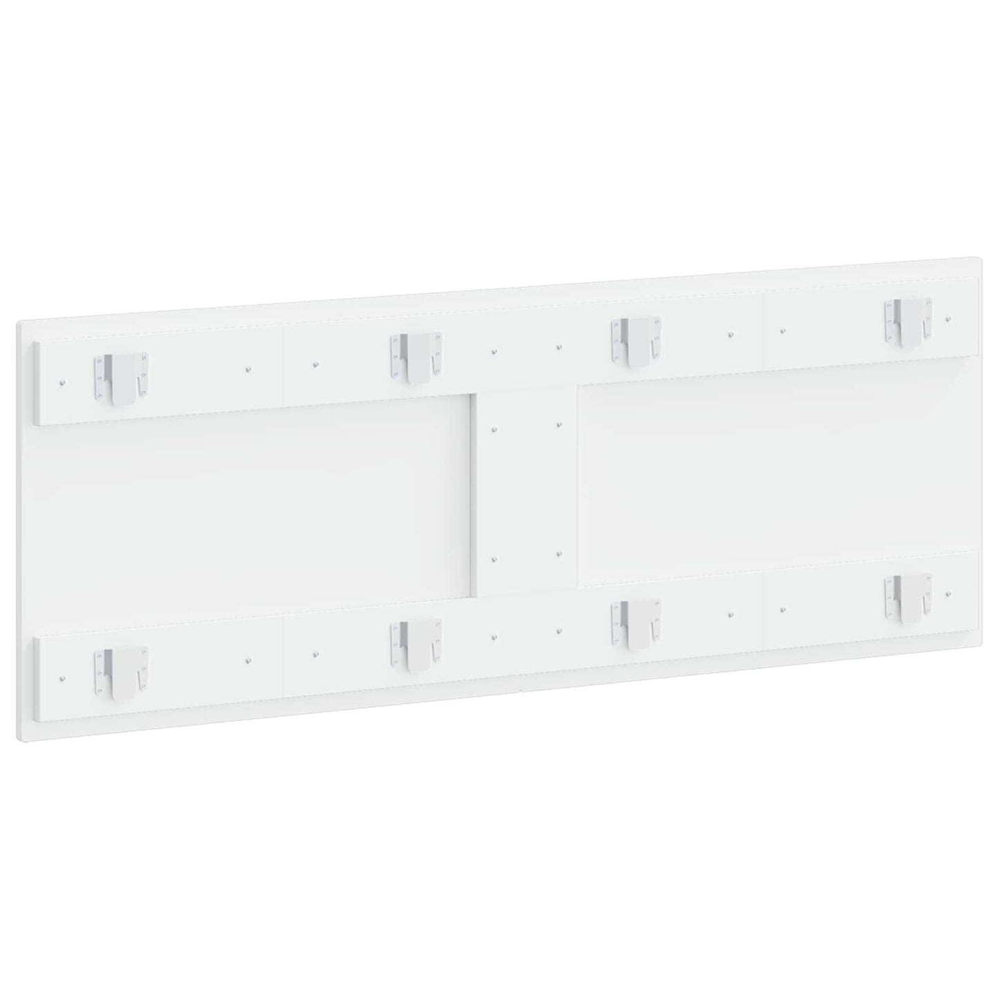 vidaXL Wall-Mounted Headboard EDE White Engineered Wood