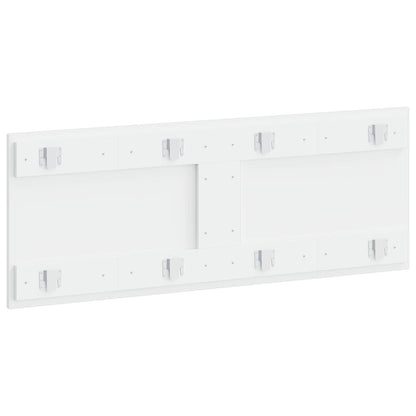 vidaXL Wall-Mounted Headboard EDE White Engineered Wood