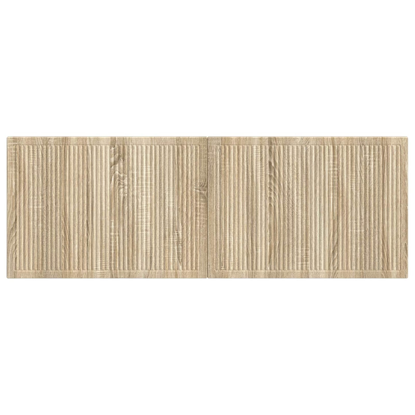 vidaXL Wall-Mounted Headboard EDE Sonoma Oak Engineered Wood