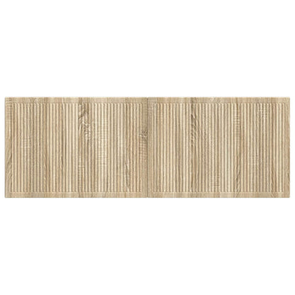 vidaXL Wall-Mounted Headboard EDE Sonoma Oak Engineered Wood