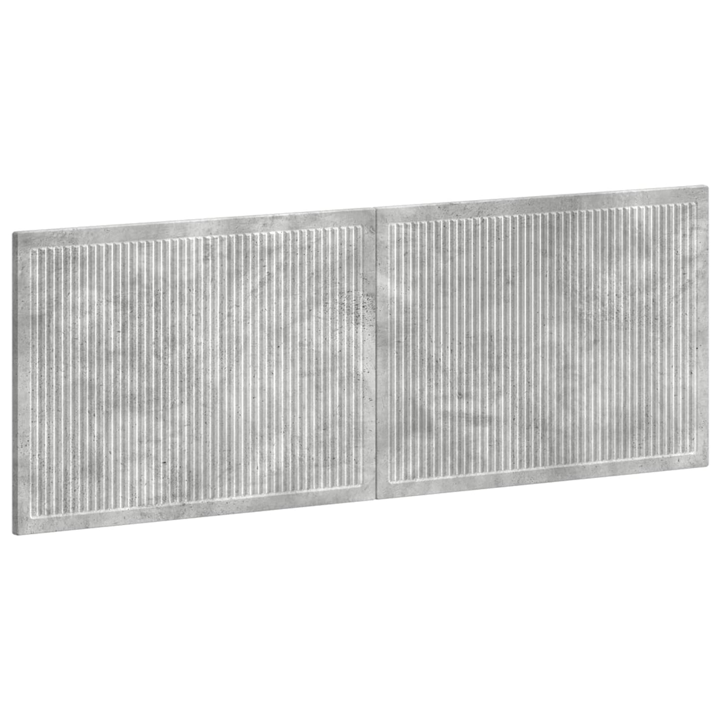 vidaXL Wall-Mounted Headboard EDE Concrete Grey Engineered Wood