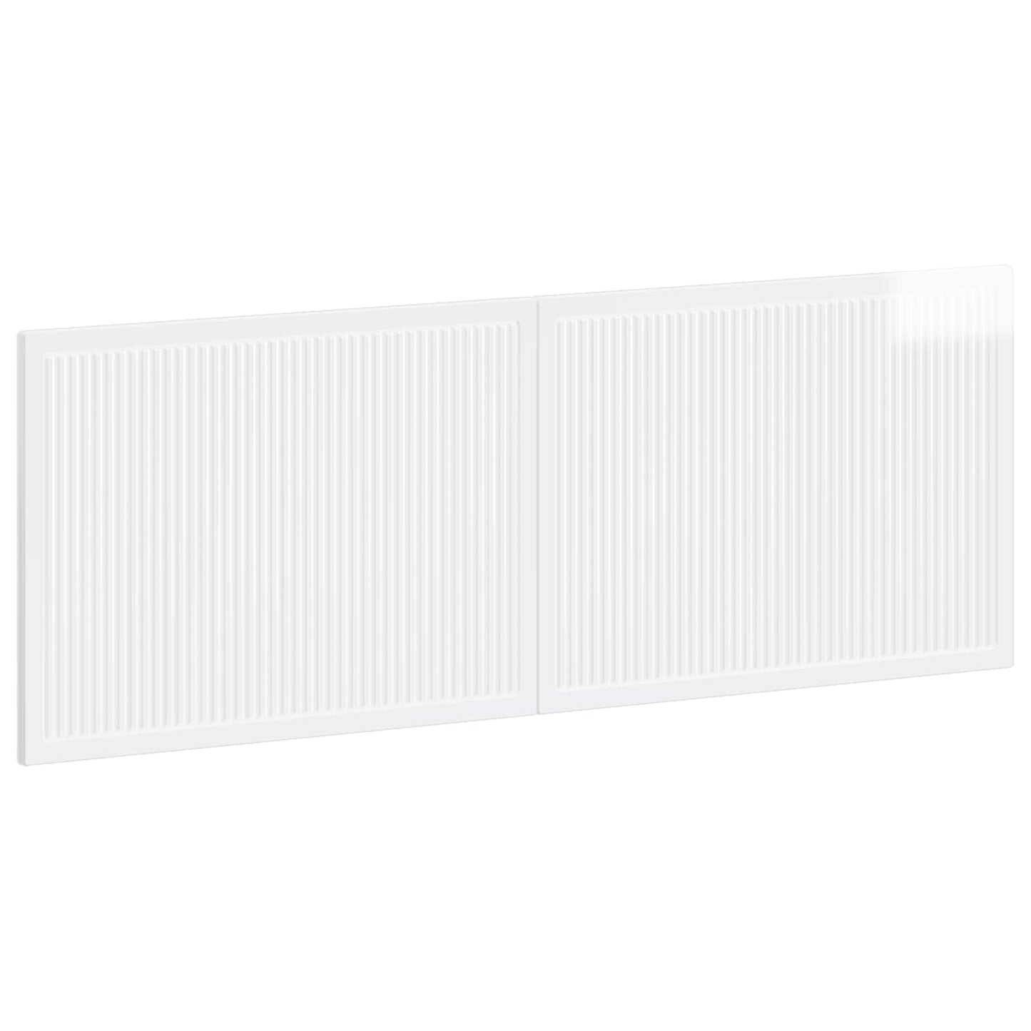vidaXL Wall-Mounted Headboard EDE High Gloss White Engineered Wood