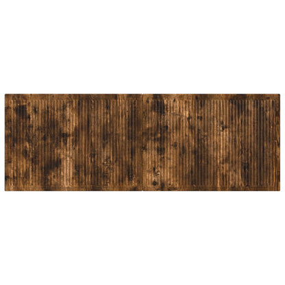vidaXL Wall-Mounted Headboard EDE Smoked Oak Engineered Wood