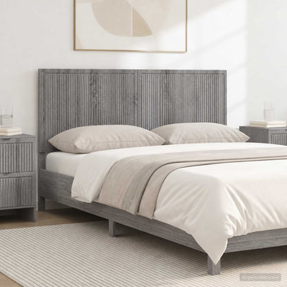 vidaXL Wall-Mounted Headboard EDE Grey Sonoma Engineered Wood