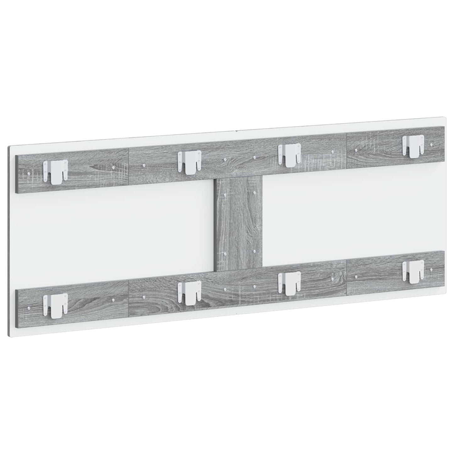 vidaXL Wall-Mounted Headboard EDE Grey Sonoma Engineered Wood