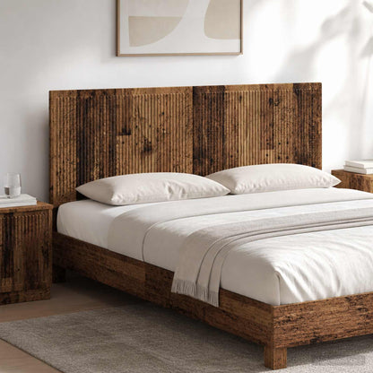 vidaXL Wall-Mounted Headboard EDE Old Wood Engineered Wood