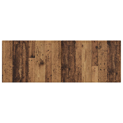 vidaXL Wall-Mounted Headboard EDE Old Wood Engineered Wood