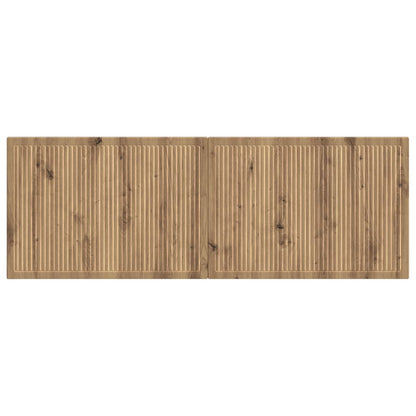vidaXL Wall-Mounted Headboard EDE Artisan Oak Engineered Wood