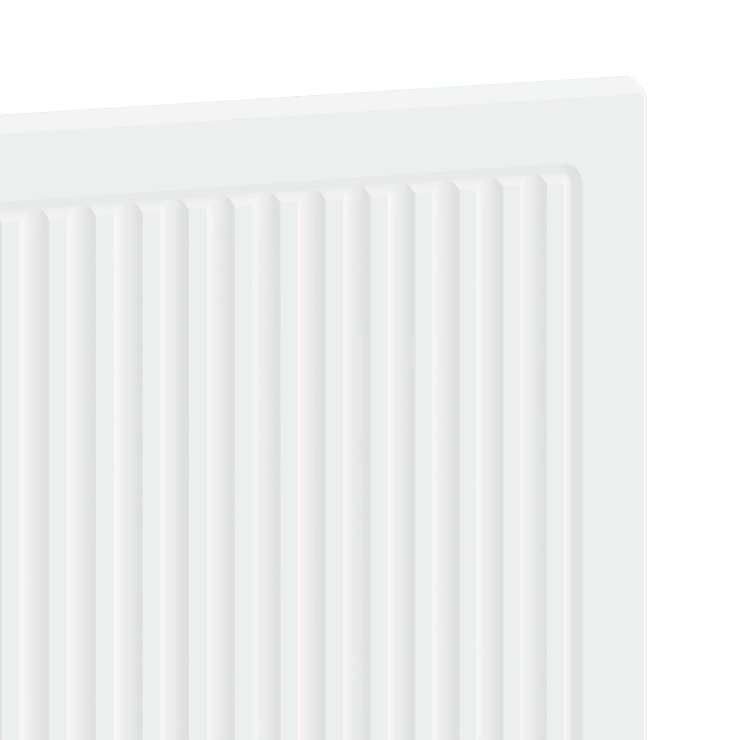 vidaXL Wall-Mounted Headboard EDE White Engineered Wood