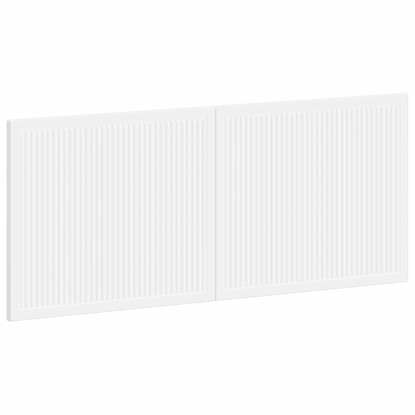 vidaXL Wall-Mounted Headboard EDE White Engineered Wood