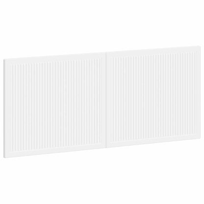 vidaXL Wall-Mounted Headboard EDE White Engineered Wood