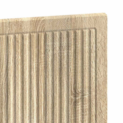 vidaXL Wall-Mounted Headboard EDE Sonoma Oak Engineered Wood