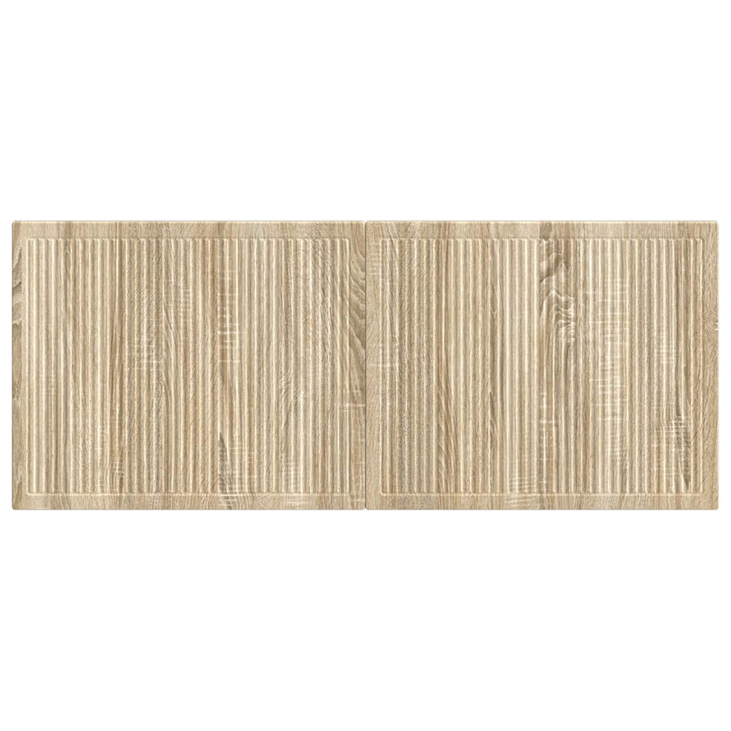 vidaXL Wall-Mounted Headboard EDE Sonoma Oak Engineered Wood