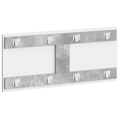 vidaXL Wall-Mounted Headboard EDE Concrete Grey Engineered Wood