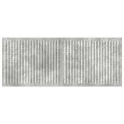vidaXL Wall-Mounted Headboard EDE Concrete Grey Engineered Wood