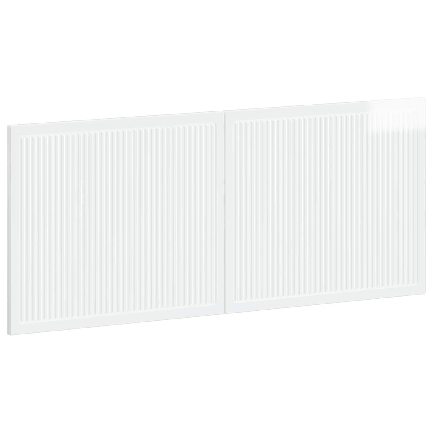 vidaXL Wall-Mounted Headboard EDE High Gloss White Engineered Wood