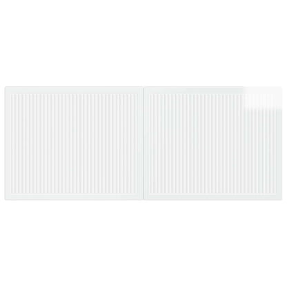 vidaXL Wall-Mounted Headboard EDE High Gloss White Engineered Wood