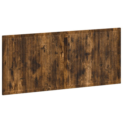 vidaXL Wall-Mounted Headboard EDE Smoked Oak Engineered Wood