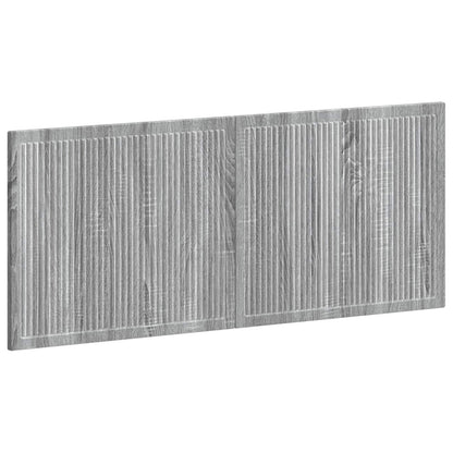 vidaXL Wall-Mounted Headboard EDE Grey Sonoma Engineered Wood