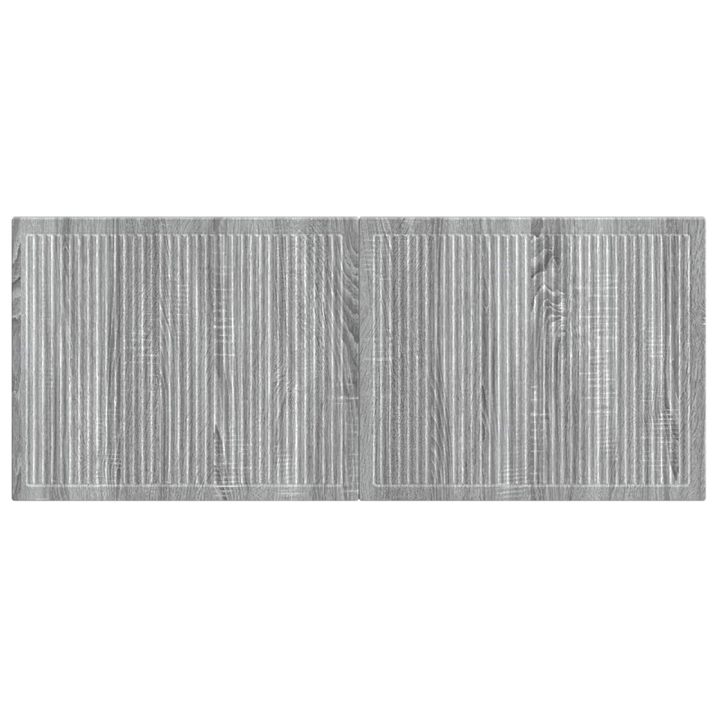 vidaXL Wall-Mounted Headboard EDE Grey Sonoma Engineered Wood