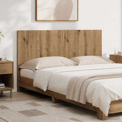 vidaXL Wall-Mounted Headboard EDE Artisan Oak Engineered Wood