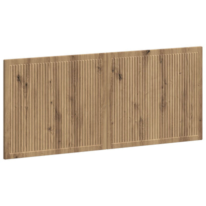 vidaXL Wall-Mounted Headboard EDE Artisan Oak Engineered Wood