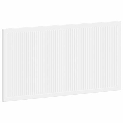 vidaXL Wall-Mounted Headboard EDE White Engineered Wood