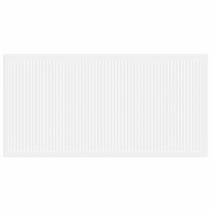 vidaXL Wall-Mounted Headboard EDE White Engineered Wood