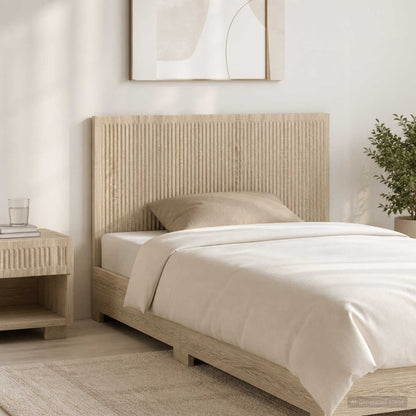 vidaXL Wall-Mounted Headboard EDE Sonoma Oak Engineered Wood