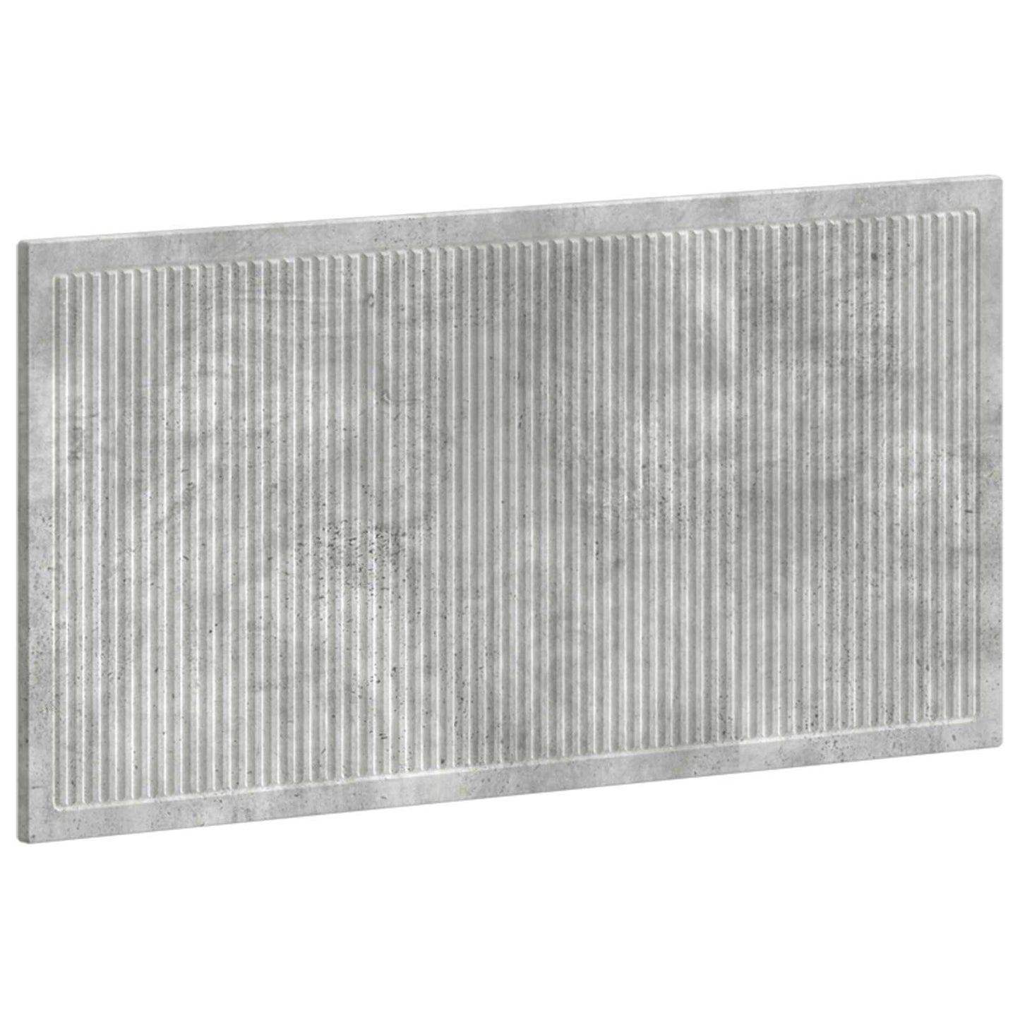 vidaXL Wall-Mounted Headboard EDE Concrete Grey Engineered Wood
