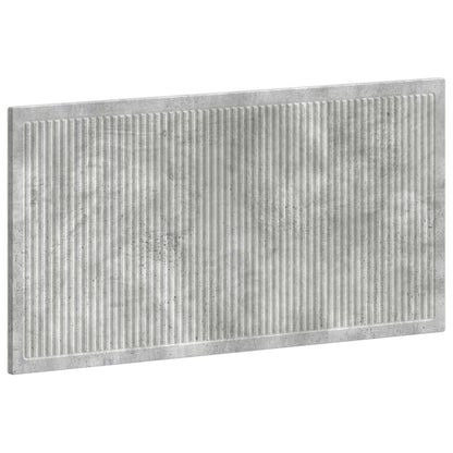 vidaXL Wall-Mounted Headboard EDE Concrete Grey Engineered Wood