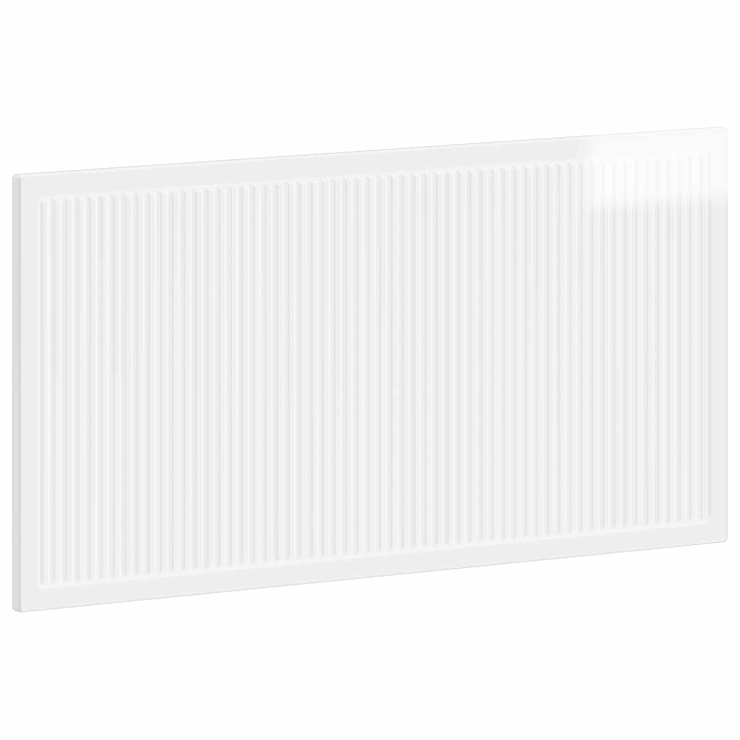 vidaXL Wall-Mounted Headboard EDE High Gloss White Engineered Wood