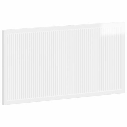 vidaXL Wall-Mounted Headboard EDE High Gloss White Engineered Wood
