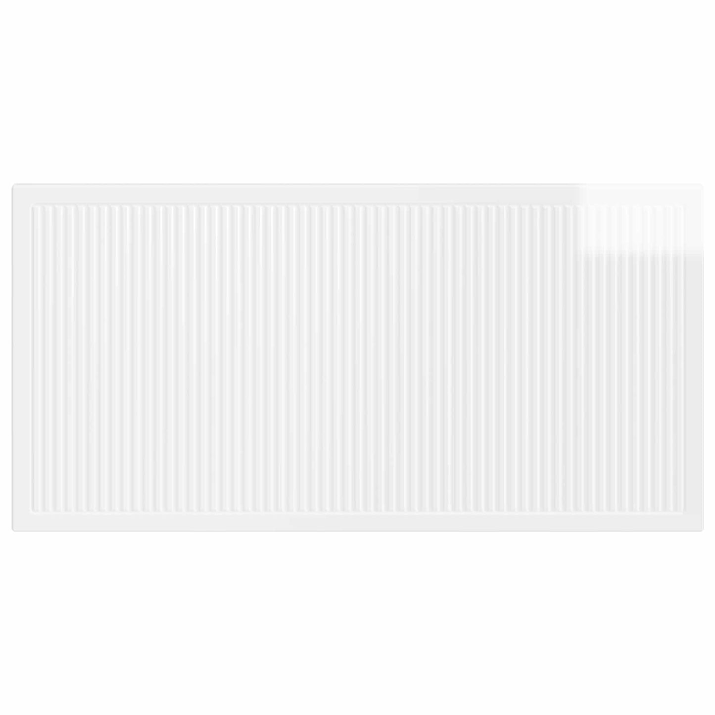 vidaXL Wall-Mounted Headboard EDE High Gloss White Engineered Wood