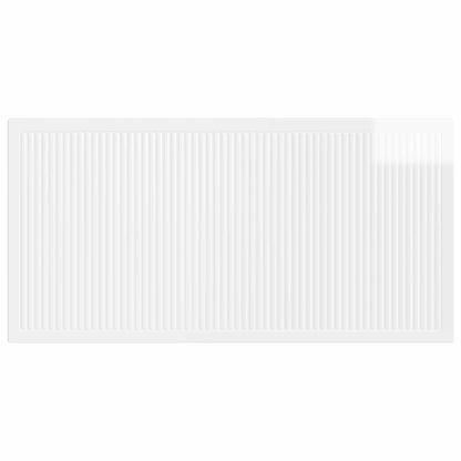 vidaXL Wall-Mounted Headboard EDE High Gloss White Engineered Wood