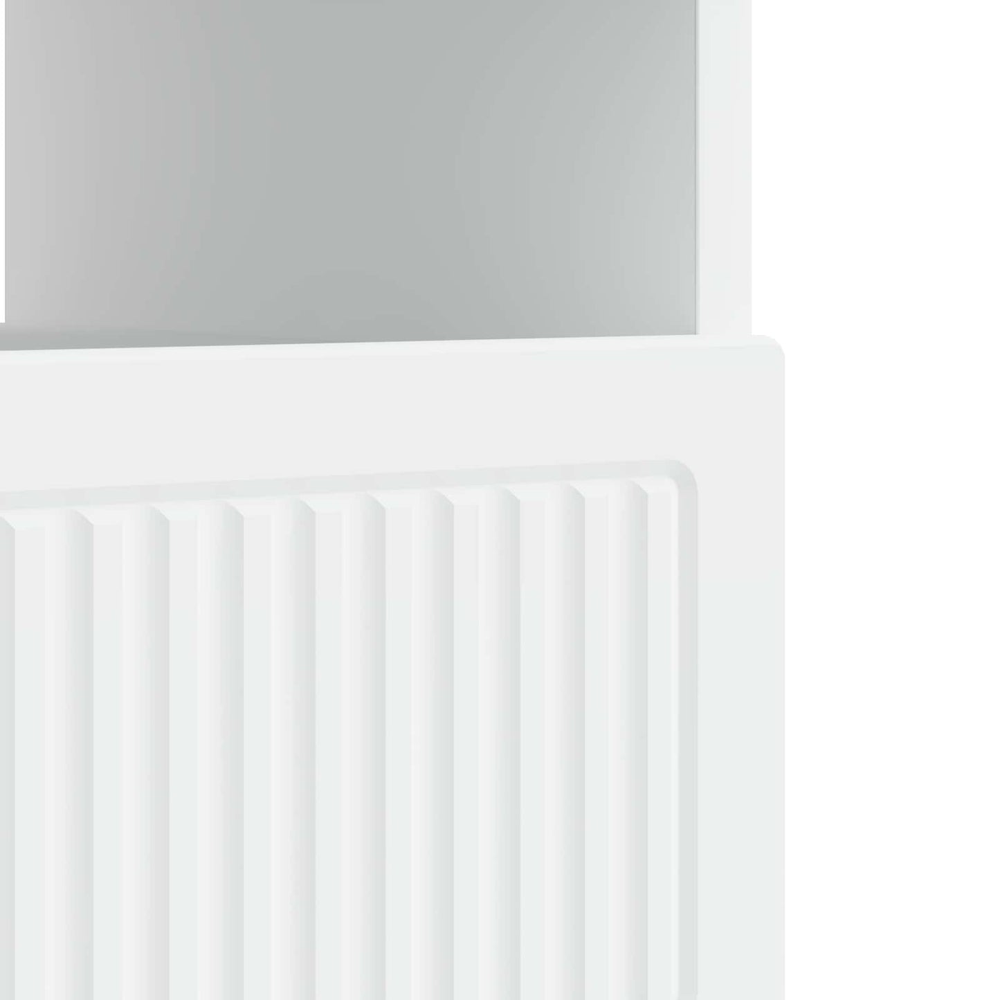 vidaXL LED TV Cabinet White Engineered Wood