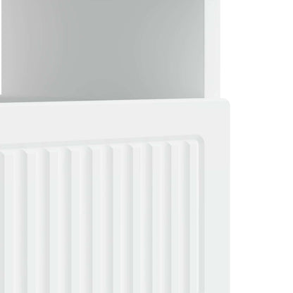 vidaXL LED TV Cabinet White Engineered Wood