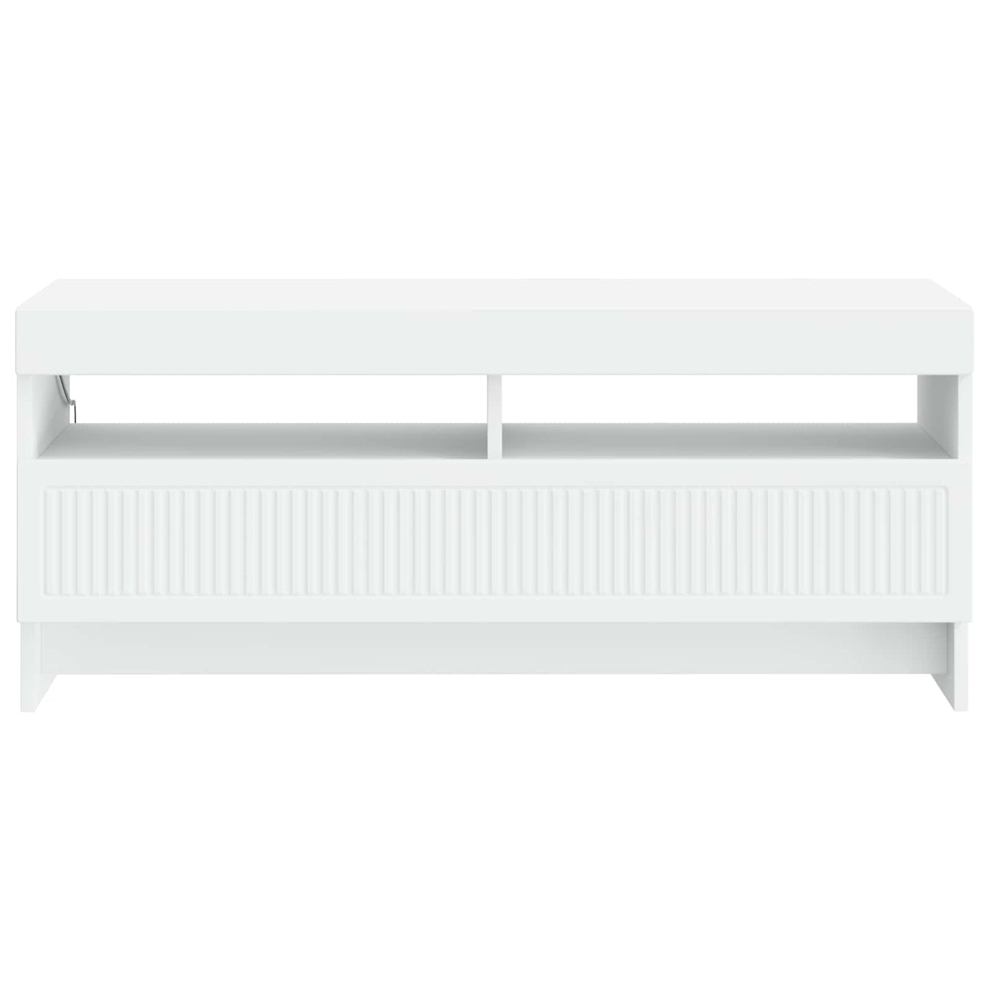 vidaXL LED TV Cabinet White Engineered Wood