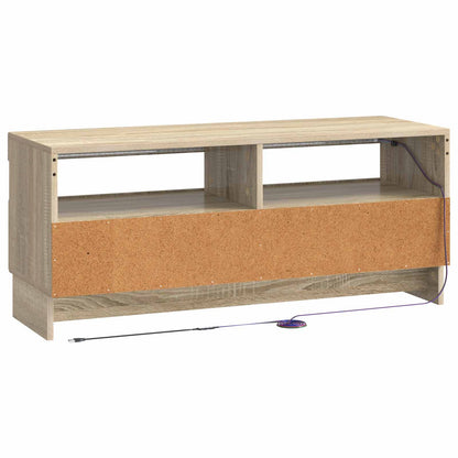 vidaXL LED TV Cabinet Sonoma Oak Engineered Wood