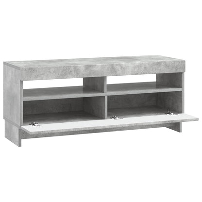 vidaXL LED TV Cabinet Concrete Grey Engineered Wood