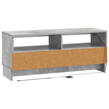 vidaXL LED TV Cabinet Concrete Grey Engineered Wood