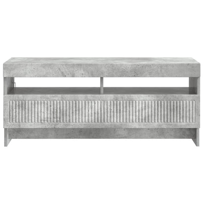 vidaXL LED TV Cabinet Concrete Grey Engineered Wood