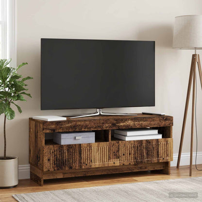 vidaXL LED TV Cabinet Old Wood Engineered Wood