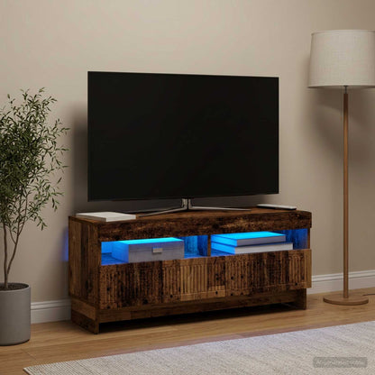 vidaXL LED TV Cabinet Old Wood Engineered Wood
